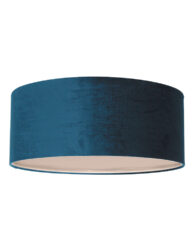 Lampe de table bleue abat-jour-7155W