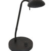 Lampe de bureau LED bras flexible noir-7502ZW