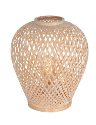 Lampe à poser bambou beige-3130BE