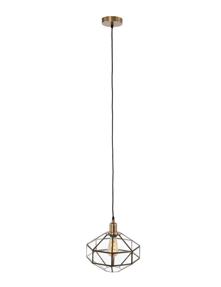 Suspension en bronze octogone Steinhauer Pimpernel – Image 2