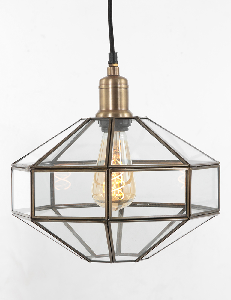 Suspension en bronze octogone Steinhauer Pimpernel – Image 7