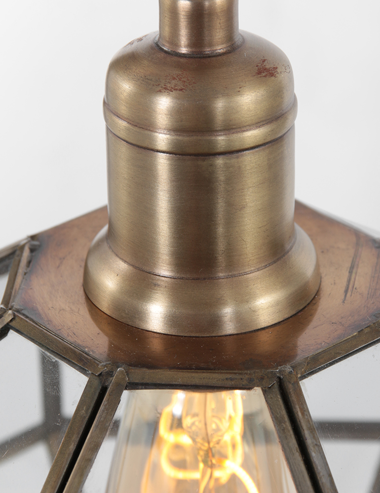 Suspension en bronze octogone Steinhauer Pimpernel – Image 3