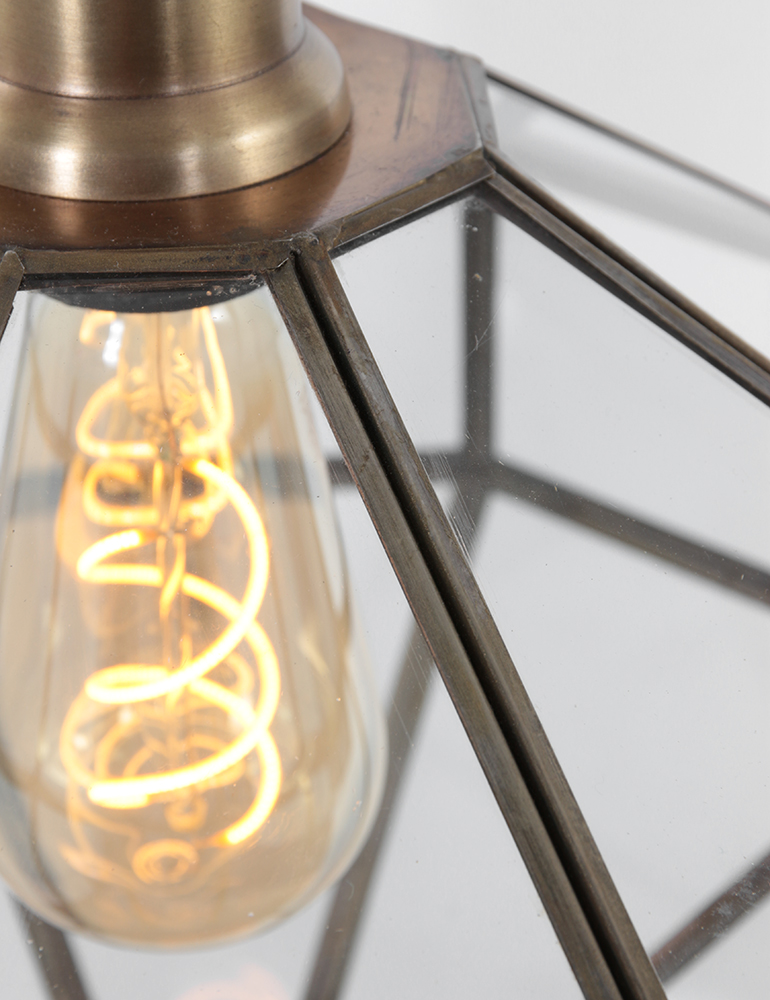 Suspension en bronze octogone Steinhauer Pimpernel – Image 4