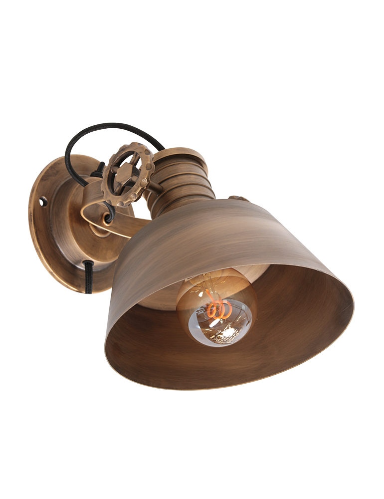 Spot mural vintage Anne Lighting Sprocket bronze – Image 2