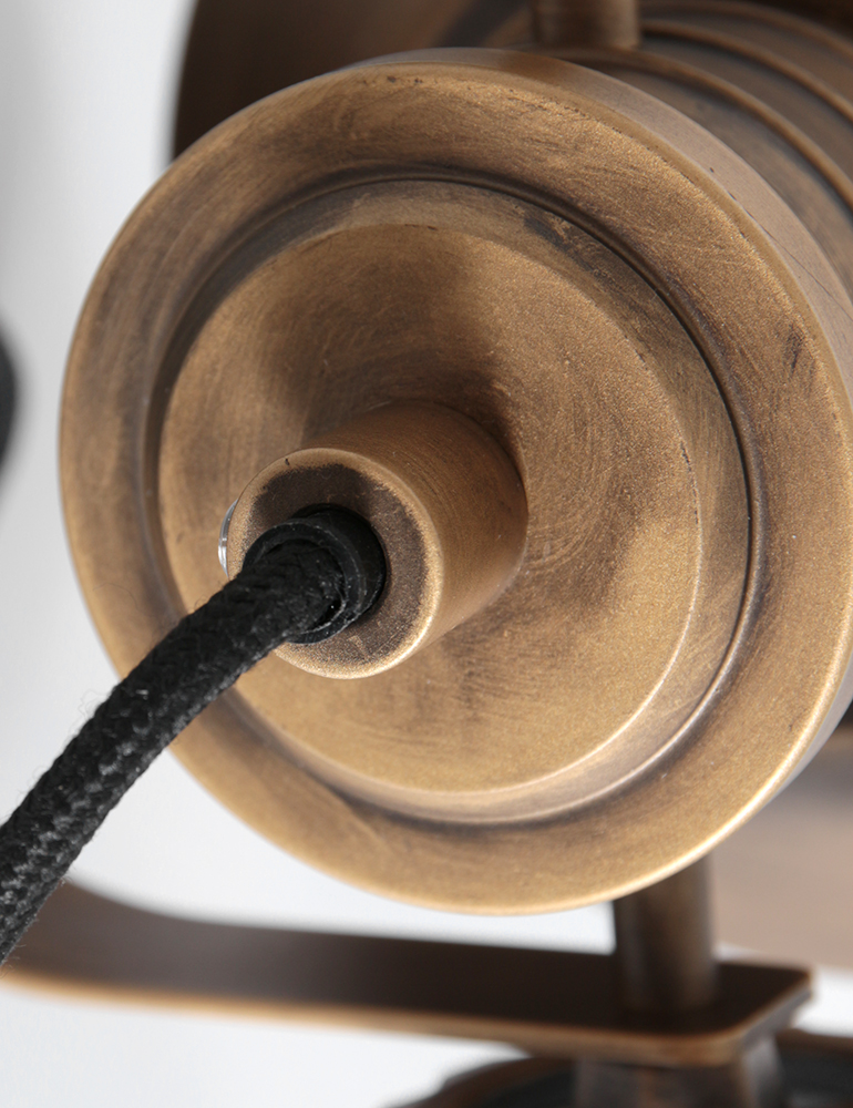 Spot mural vintage Anne Lighting Sprocket bronze – Image 9