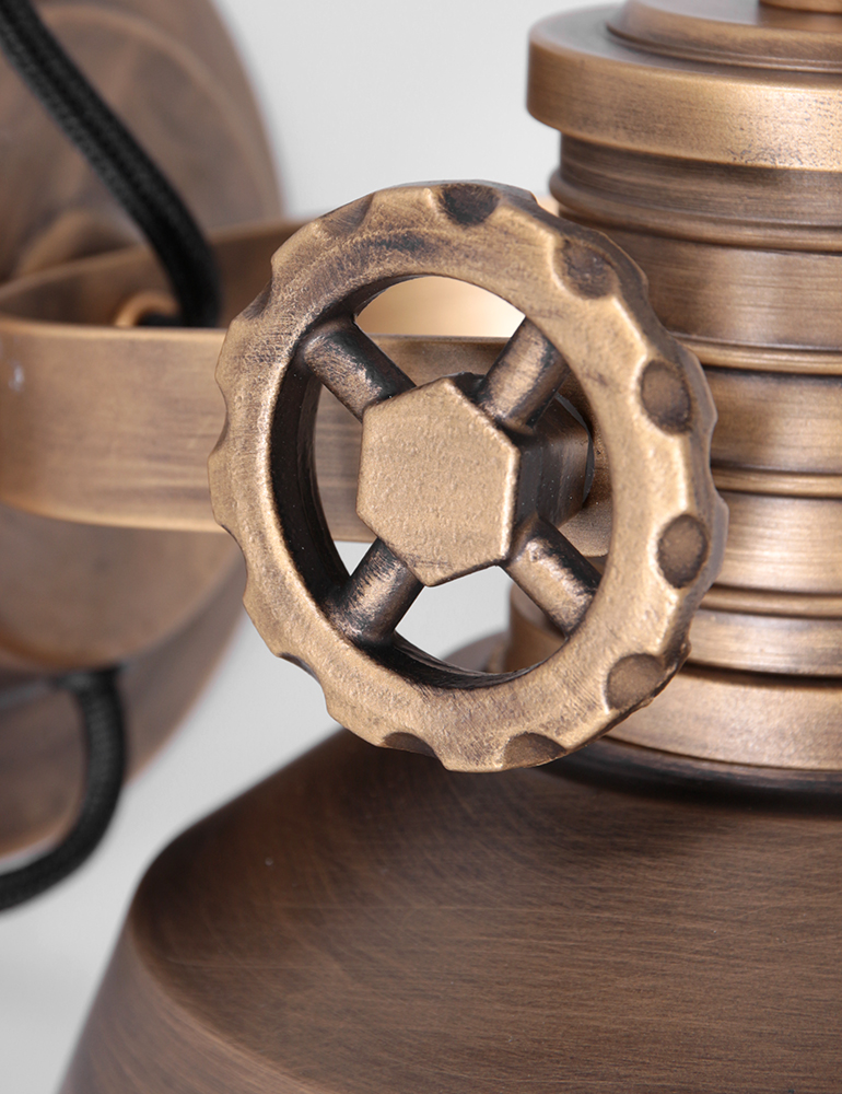 Spot mural vintage Anne Lighting Sprocket bronze – Image 11