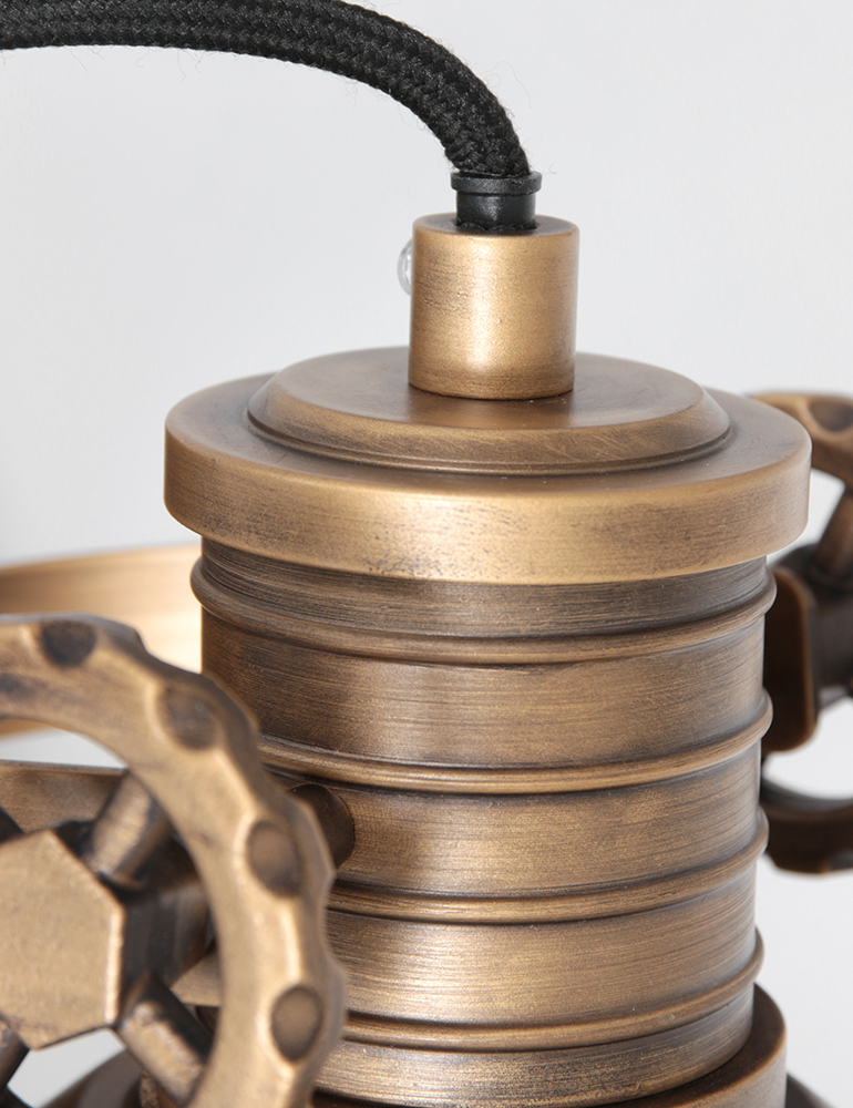 Spot mural vintage Anne Lighting Sprocket bronze – Image 3