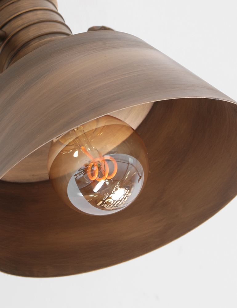 Spot mural vintage Anne Lighting Sprocket bronze – Image 5