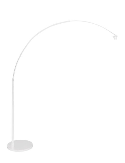 Grande lampe arc blanche sans abat-jour-7268W
