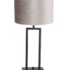 Lampe de table rectangulaire abat-jour argenté-8213ZW