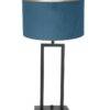 Lampe de table bleue socle noir-8215ZW