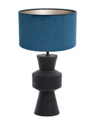 lampe-de-chevet-light-&-living-gregor-bleu-et-noir-3605zw