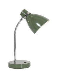 Steinhauer-Spring-tafellamp-–-o-13-cm-–-Draai-enof-kantelbaar-–-E27-grote-fitting-–-groen