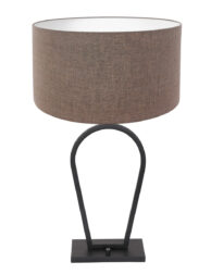 lampe-de-table-stylee-steinhauer-stang-gris-et-noir-3508zw