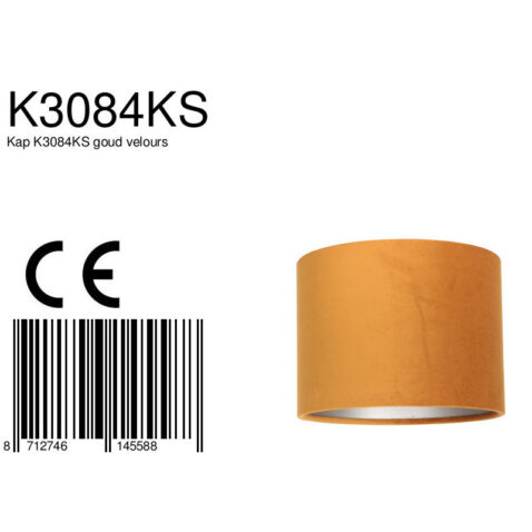abat-jour-jaune-ocre-velours-20-cm-steinhauer-lampenkappen-or-k3084ks-6