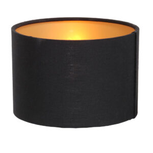abat-jour-noir-et-or-avec-diffuseur-13-cm-steinhauer-lampenkappen-opaque-k3333ss