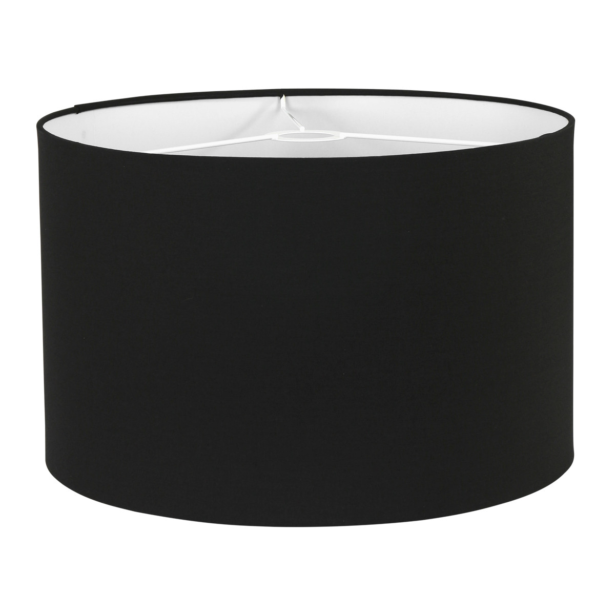 Abat-jour en tissu noir moderne Mexlite – Image 2
