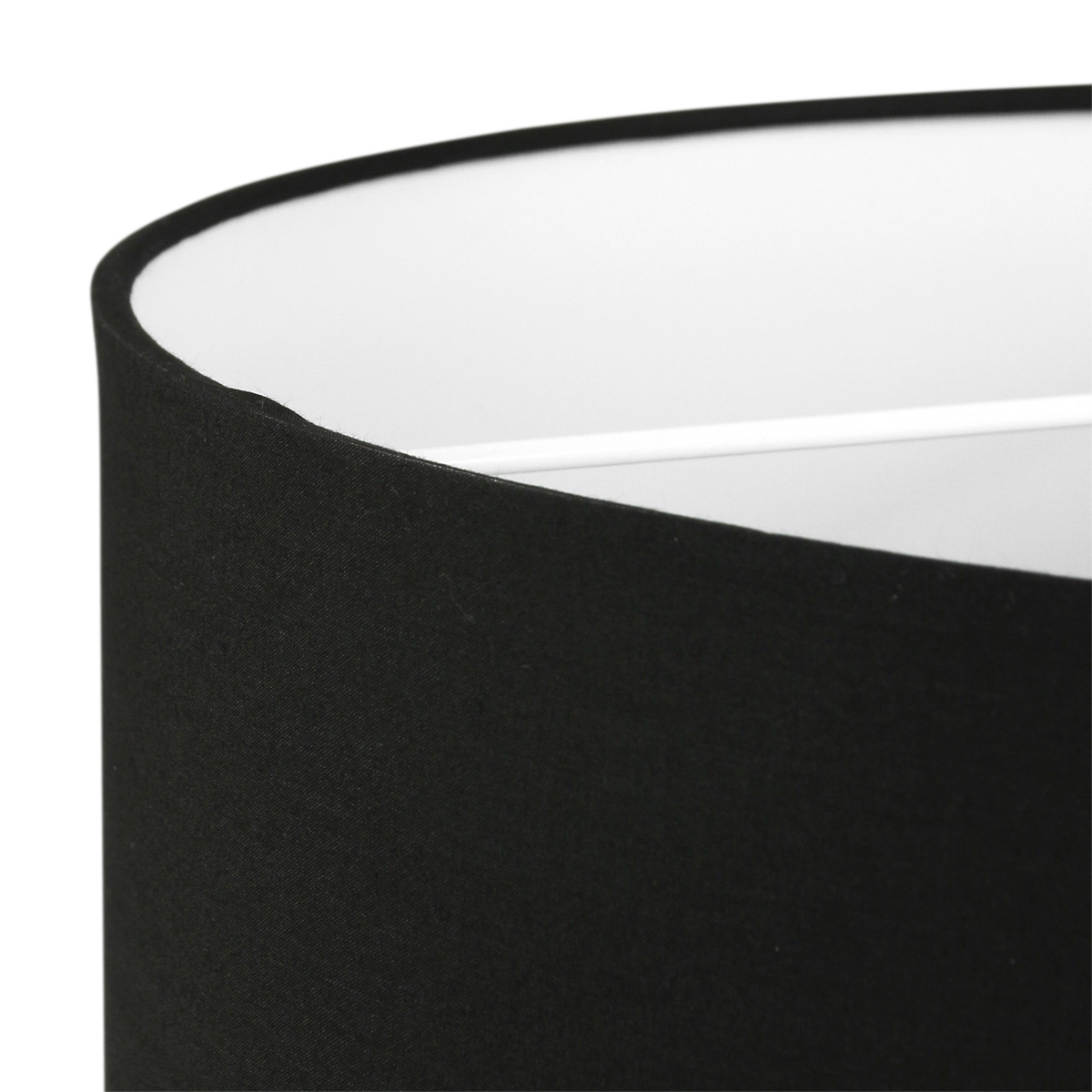Abat-jour en tissu noir moderne Mexlite – Image 3