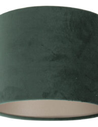 abat-jour-rond-en-velours-20-cm-steinhauer-lampenkappen-vert-k3084vs