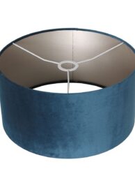 abat-jour-rond-en-velours-40-cm-steinhauer-lampenkappen-bleu-k1068zs-1