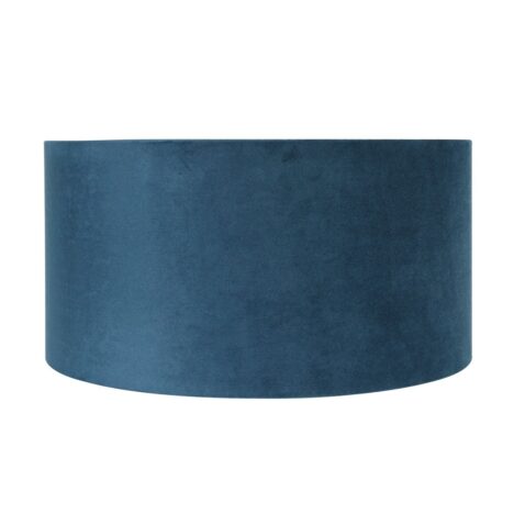 abat-jour-rond-en-velours-40-cm-steinhauer-lampenkappen-bleu-k1068zs-2