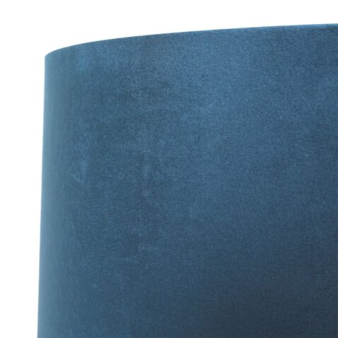 abat-jour-rond-en-velours-40-cm-steinhauer-lampenkappen-bleu-k1068zs-3