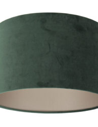 abat-jour-velours-rond-30-cm-steinhauer-lampenkappen-vert-k7396vs