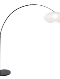 lampadaire-penche-moderne-noir-abat-jour-design-clair-steinhauer-sparkled-light-opaque-et-noir-3807zw-1