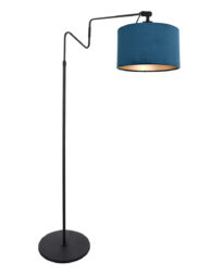 lampadaire-tendance-en-acier-steinhauer-linstrom-bleu-et-noir-3736zw-1