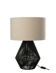 lampe-de-table-moderne-noire-et-beige-jolipa-string-31414