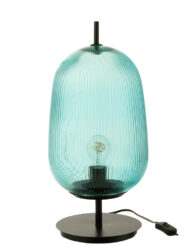 lampe-de-table-rétro-en-verre-turquoise-jolipa-oasis-31636