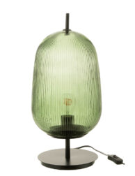 lampe-de-table-rétro-en-verre-vert-jolipa-oasis-31638