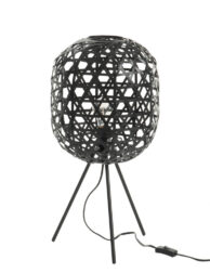 lampe-de-table-rustique-en-bois-noir-jolipa-lexi-82162
