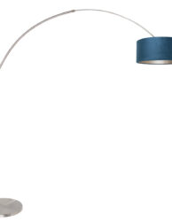 lampadaire-arrondi-avec-abat-jour-bleu-steinhauer-sparkled-light-transparent-8241st