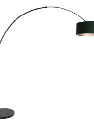 lampadaire-avec-abat-jour-vert-steinhauer-sparkled-light-argent-et-noir-8127zw