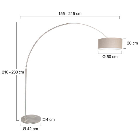 lampe-en-courbe-ajustable-steinhauer-sparkled-light-transparent-et-noir-9904st-6