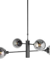 suspension-moderne-avec-quatre-boules-steinhauer-constellation-verre-fume-et-noir-3804zw-1