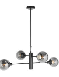 suspension-moderne-avec-quatre-boules-steinhauer-constellation-verre-fume-et-noir-3804zw