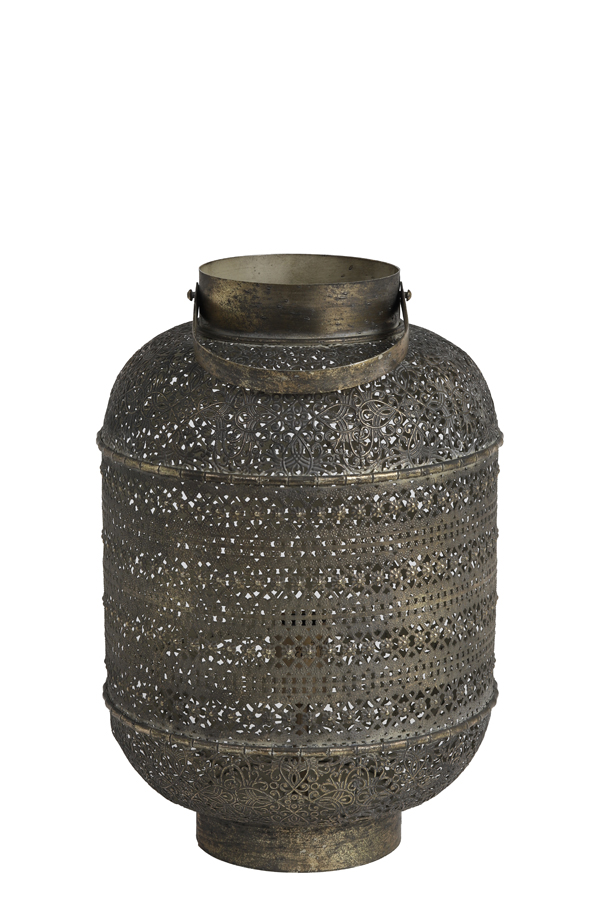 Lampe de table lanterne orientale dorée Light & Living Udupi – Image 3