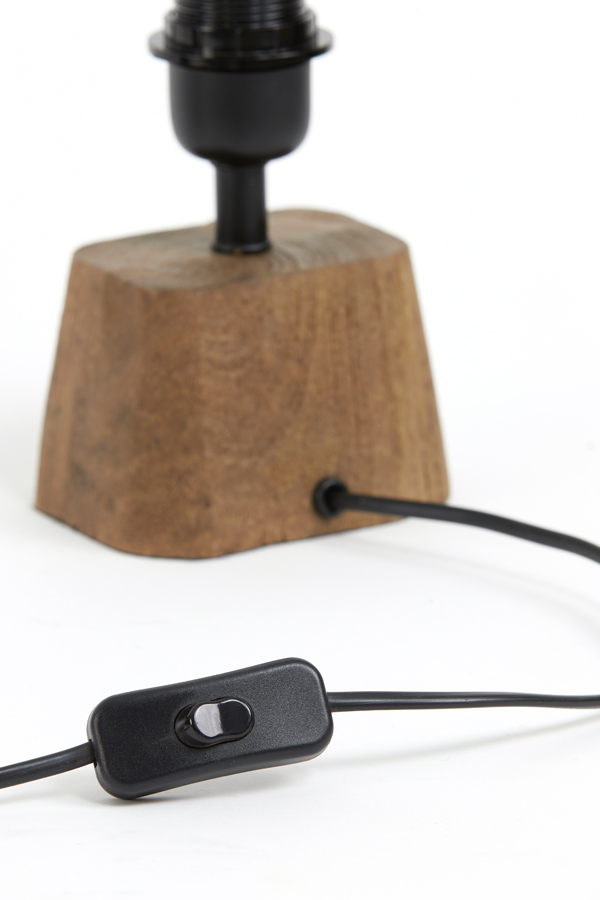 Pied de lampe en bois moderne Light & Living Kardan – Image 4