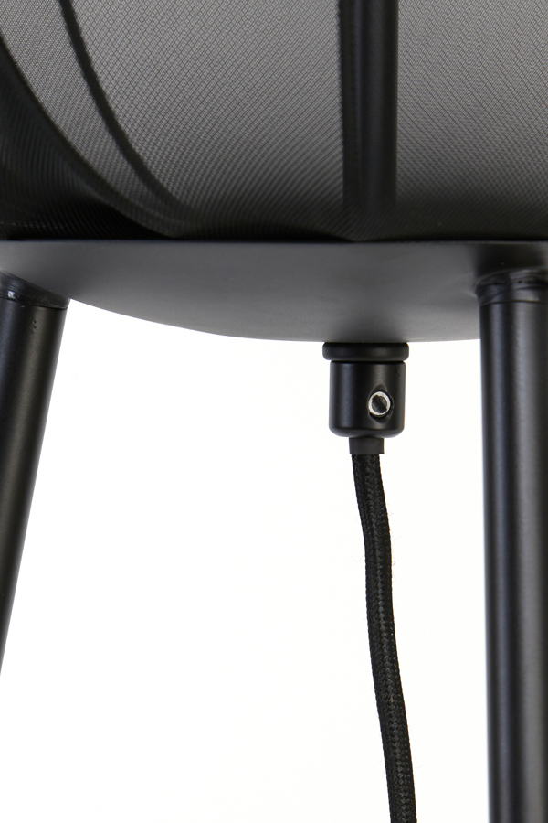 Lampadaire noir à trois pieds Light & Living Plumeria – Image 5