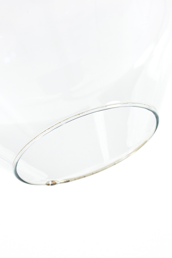 Lampadaire avec abat-jour en verre clair Light & Living Rakel – Image 6