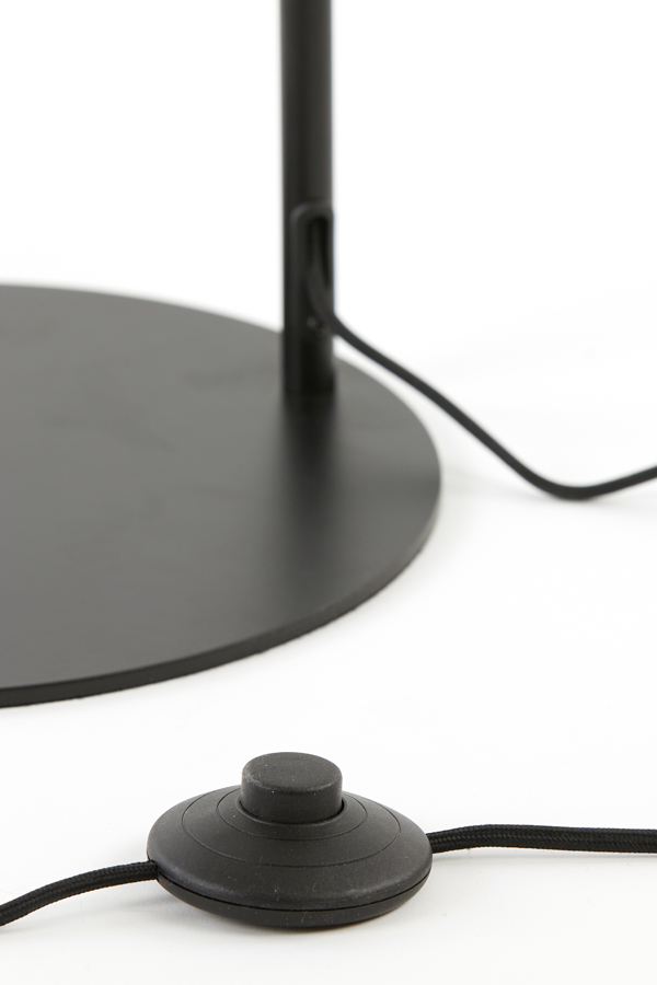 Lampadaire avec abat-jour en verre clair Light & Living Rakel – Image 7