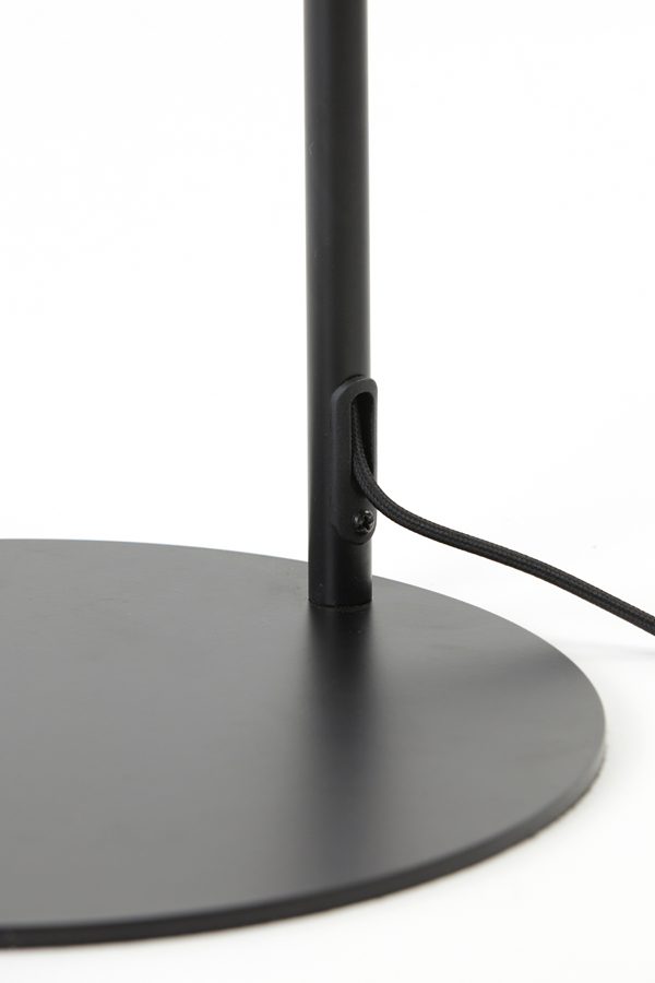 Lampadaire avec abat-jour en verre clair Light & Living Rakel – Image 9