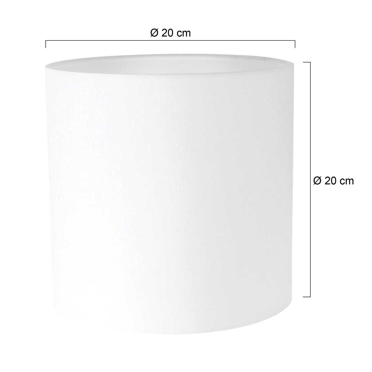 Abat-jour en lin moderne blanc Mexlite – Image 3