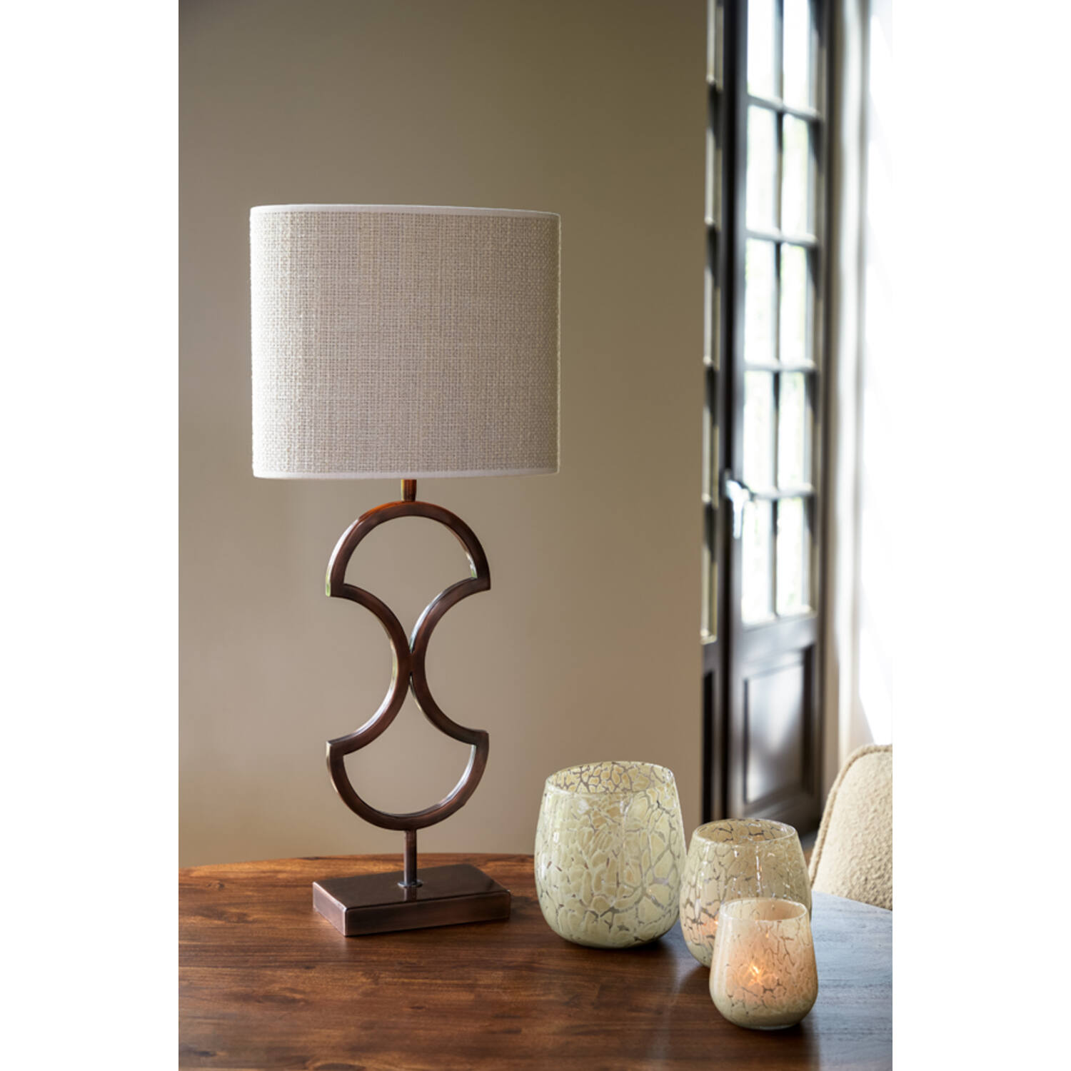 Abat-jour ovale blanc Light & Living Saverna – Image 3