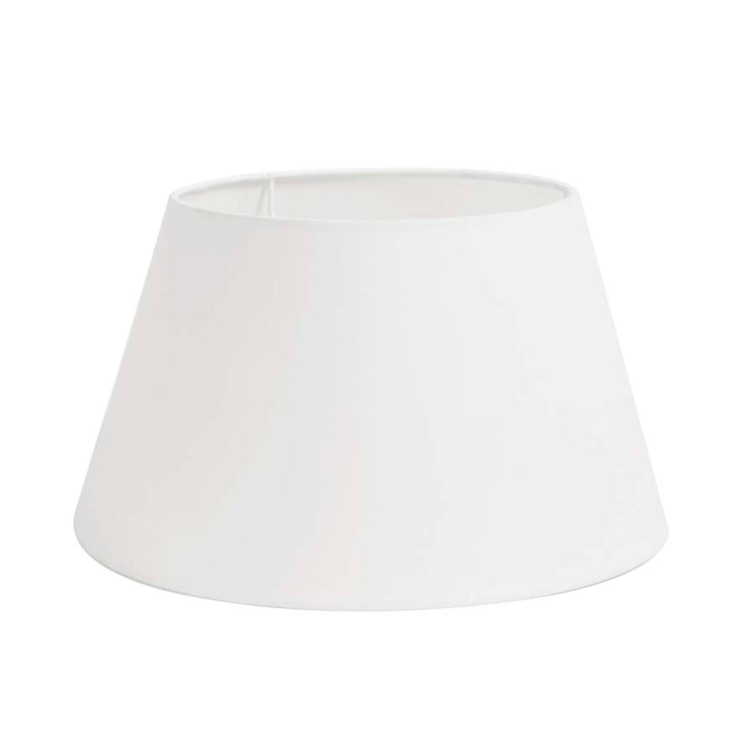 Abat-jour moderne rond blanc Light & Living Polycotton – Image 2