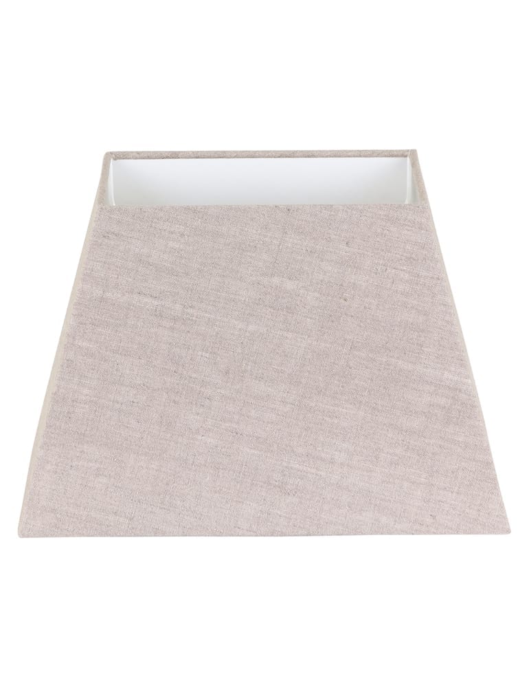 Abat-jour carré marron Light & Living Dark Linen 30cm – Image 2