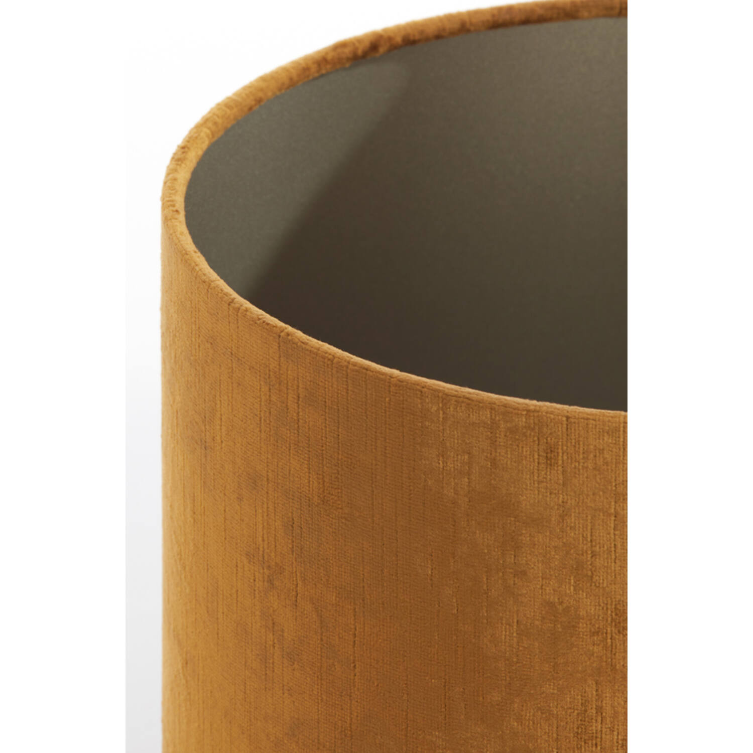 Abat-jour classique jaune ocre avec intérieur argenté Light & Living Gemstone – Image 4