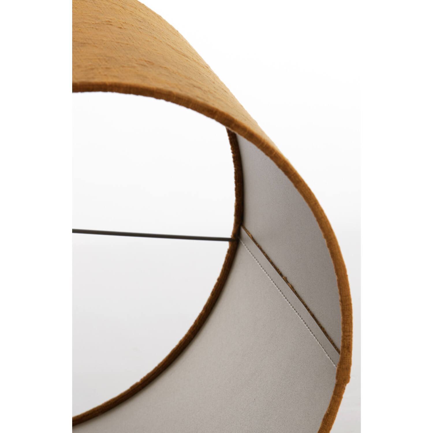 Abat-jour classique jaune ocre avec intérieur argenté Light & Living Gemstone – Image 6